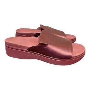 Women's Vionic Satin Rose Slide Sandals Size 7.5